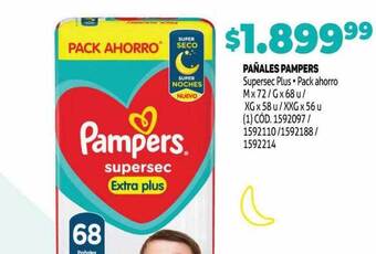 Makro Pañales pampers oferta