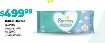 Makro Toallas humedas pampers oferta