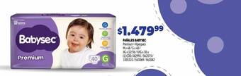Makro Pañales babysec oferta