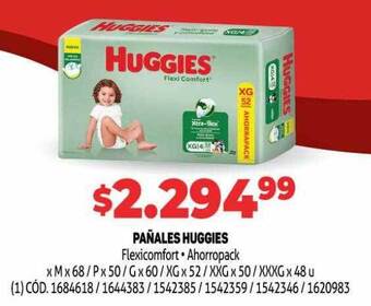 Makro Pañales huggies oferta