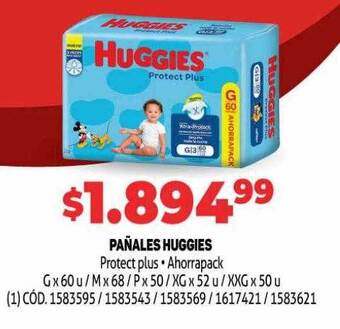 Makro Pañales huggies oferta