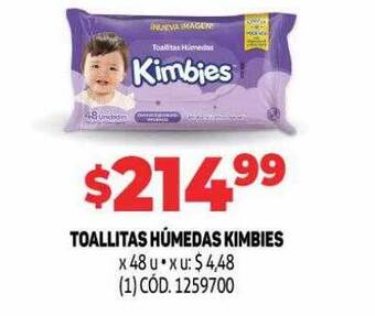 Makro Toallitas humedas kimbies oferta