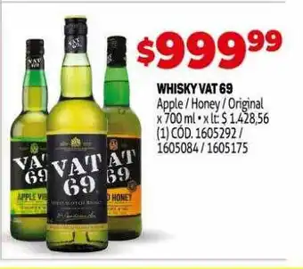 Makro Whisky vat 69 oferta