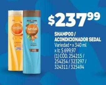 Makro Shampoo acondicionador sedal oferta