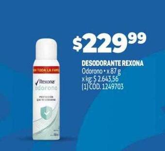Makro Desodorante rexona oferta