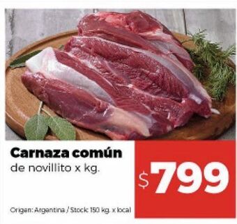 Disco Carnaza común de novillito kg oferta