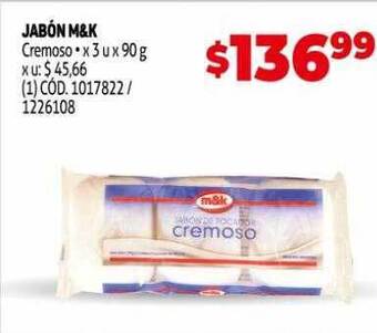 Makro Jabón m&k oferta
