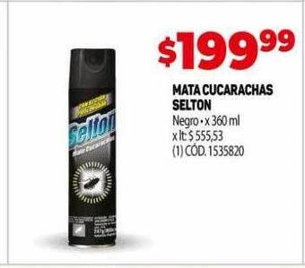 Makro Mata cucarachas selton negro oferta