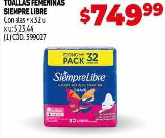 Makro Toallas femeninas siempre libre oferta