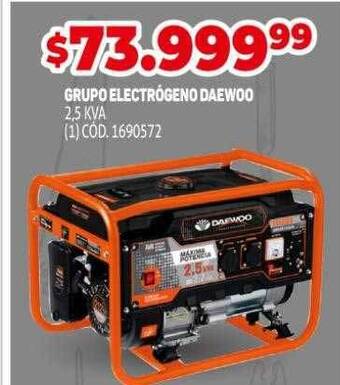 Makro Grupo electrógeno daewoo oferta