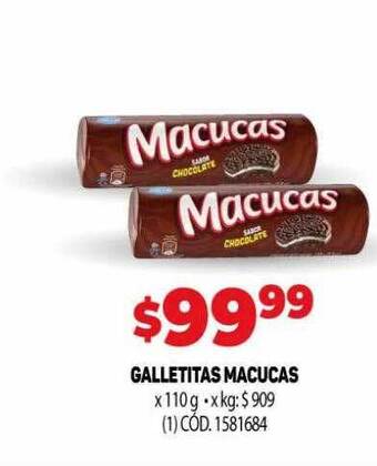 Makro Galletitas macucas oferta
