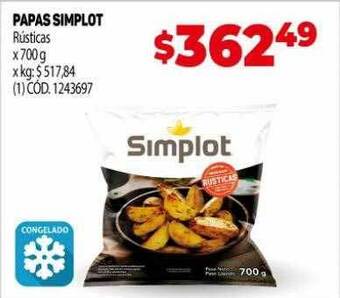 Makro Papas simplot oferta