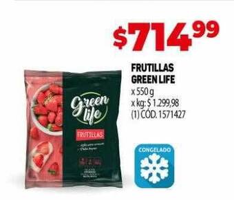 Makro Frutillas green life oferta