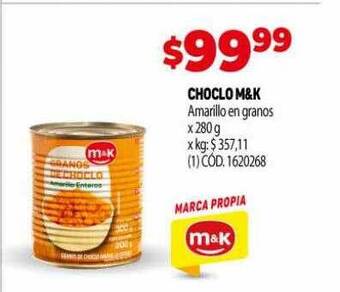 Makro Choclo m&k oferta