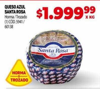 Makro Queso azul santa rosa oferta