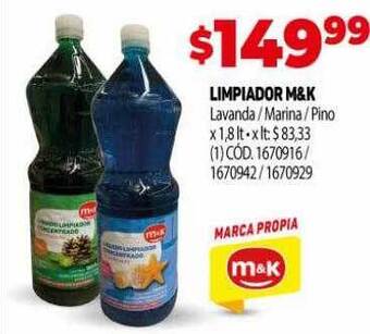 Makro Limpiador m&k oferta