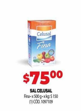 Makro Sal celusal fina oferta