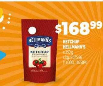 Makro Ketchup hellmann's oferta
