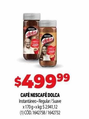 Makro Café nescafé dolca oferta