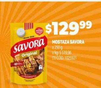 Makro Mostaza savora oferta