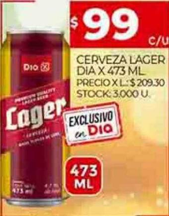 Supermercados DIA Cerveza lager dia oferta