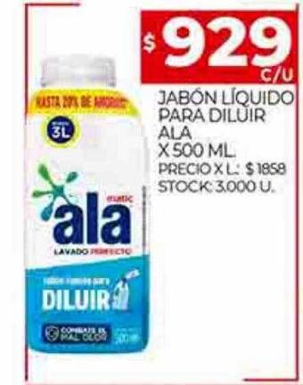 Supermercados DIA Jabón líquido para diluir ala oferta