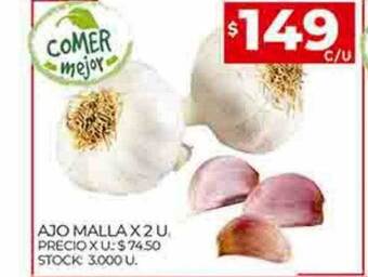 Supermercados DIA Ajo malla oferta