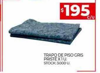Supermercados DIA Trapo de piso gris priste oferta