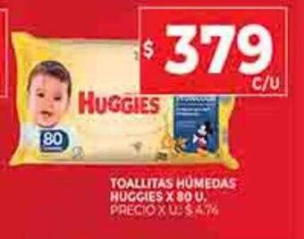 Supermercados DIA Toallitas húmedas huggies oferta