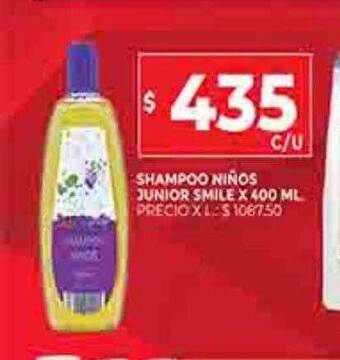Supermercados DIA Shampoo niños junior smile oferta