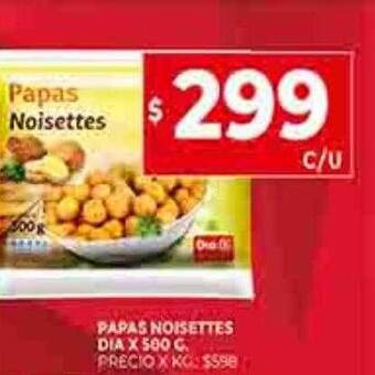 Supermercados DIA Papas noisettes dia oferta
