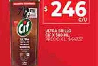 Supermercados DIA Ultra brillo cif oferta
