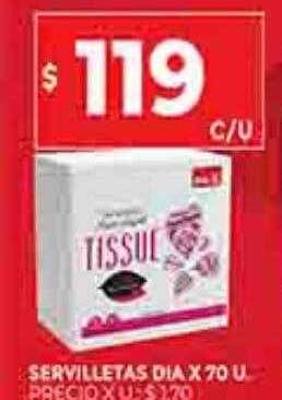 Supermercados DIA Servilletas dia oferta