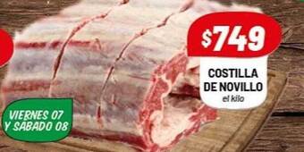 Almacor Costilla de novillo el kilo oferta