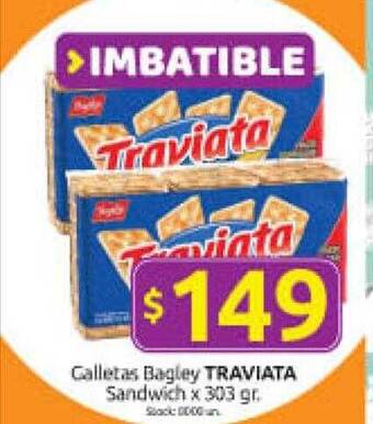 Cordiez Galletas bagley traviata sandwich oferta