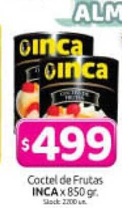 Cordiez Coctel de frutas inca oferta