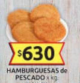 Cordiez Hamburguesas de pescado x kg oferta