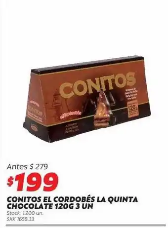 Ferniplast Conitos de cordobés la quinta chocolate 120g 3 un oferta