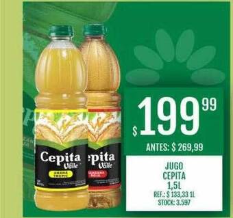 Supermercados Todo Jugo cepita oferta