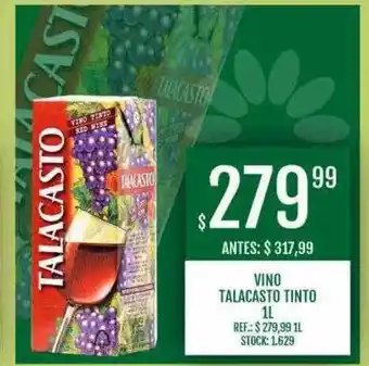 Supermercados Todo Vino talacasto tinto oferta