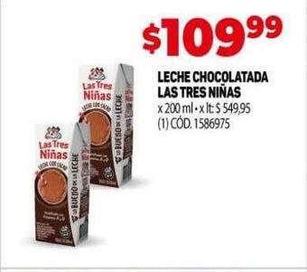 Makro Leche chocolatada las tres niñas oferta