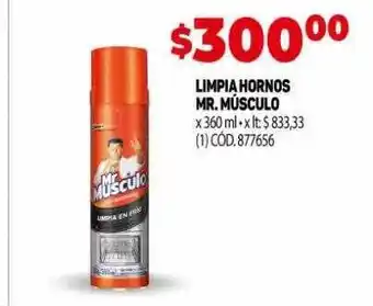 Makro Limpia hornos mr músculo oferta