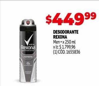 Makro Desodorante rexona men oferta