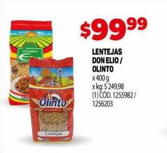 Makro Lentejas don elio olinto oferta