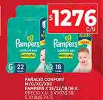 Supermercados DIA Panales confort pampers oferta