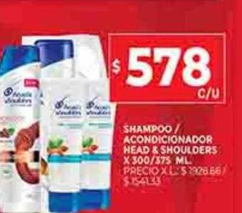 Supermercados DIA Shampoo acondicionador head & shoulders oferta