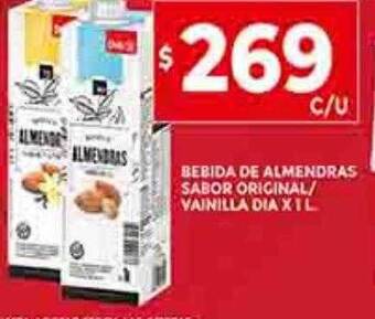 Supermercados DIA Bebida de almendras sabor original vainilla dia oferta