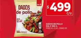 Supermercados DIA Dados de pollo dia oferta