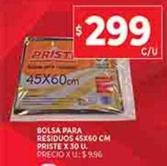 Supermercados DIA Bolsa para residuos 45x60 cm priste oferta