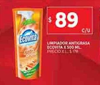 Supermercados DIA Limpiador antigrasa ecovita oferta